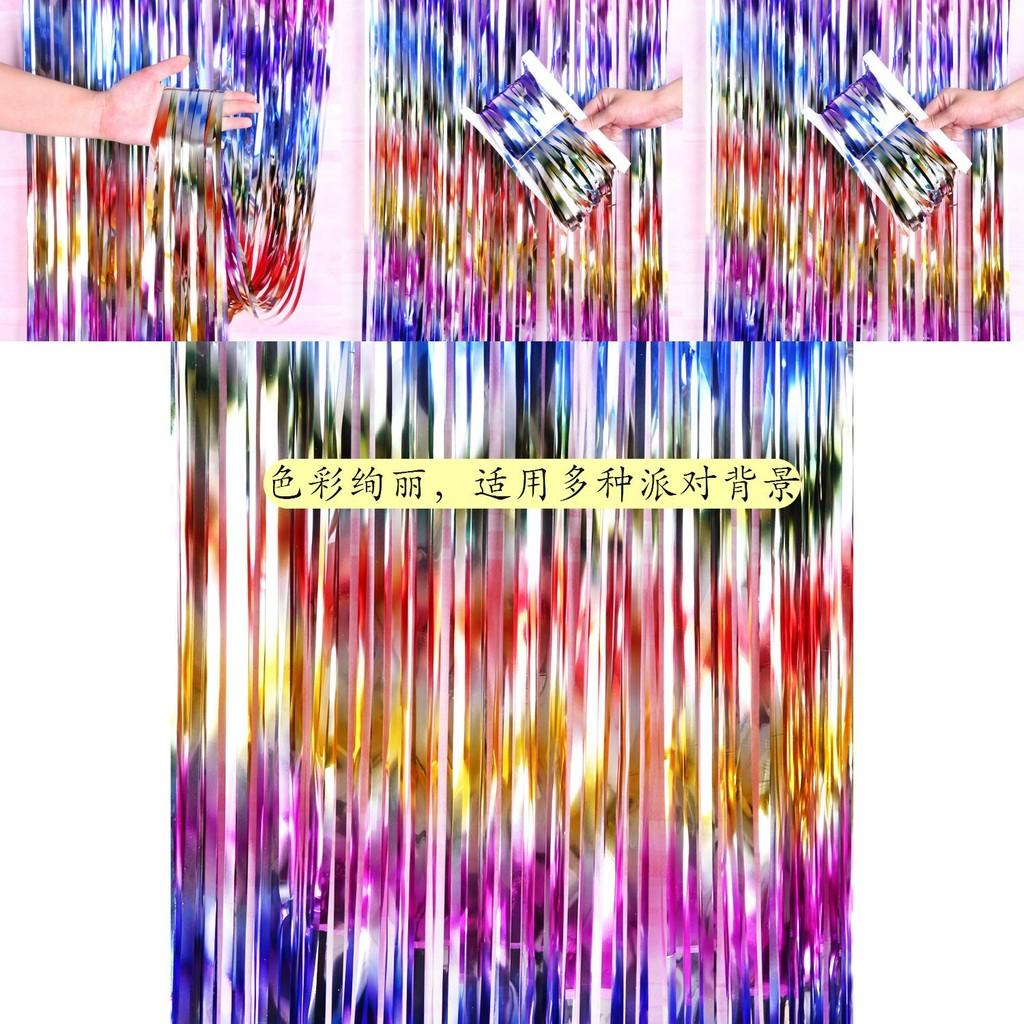 Colorful X2m Rain Curtain For Stylish Birthday Parties Weddings And Events Christmas