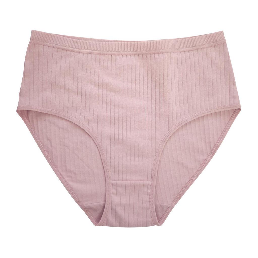 Chiloți din bumbac cu talie înaltă și control al abdomenului pentru femei plus size