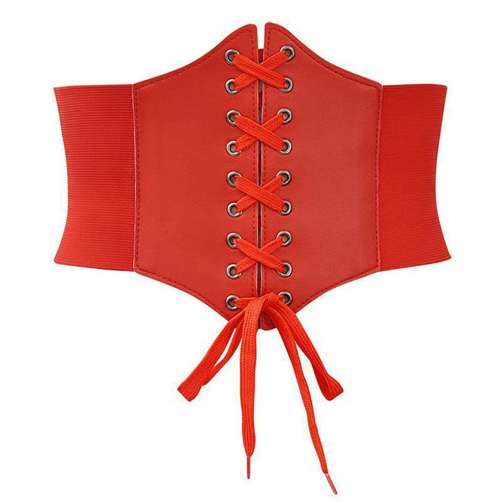 Summer Retro Fashion Tight Fitting Wide Waistband For Women, Elastic Waistband With European And American Court Belt