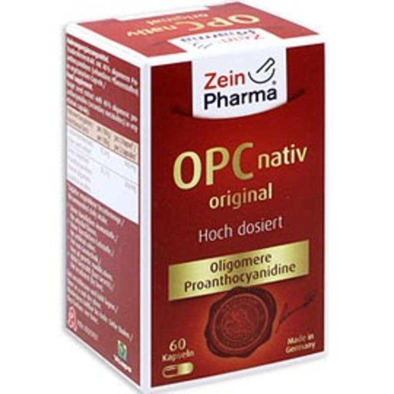 

Zein Pharma OPC Native 192 mg Natural OPC 60 Capsules