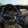 3PC Car Steering Wheel Cover Without Inner Ring, Butterfly Car Interior Steering Wheel Handle Cover, Handbrake Gear Shift Cover