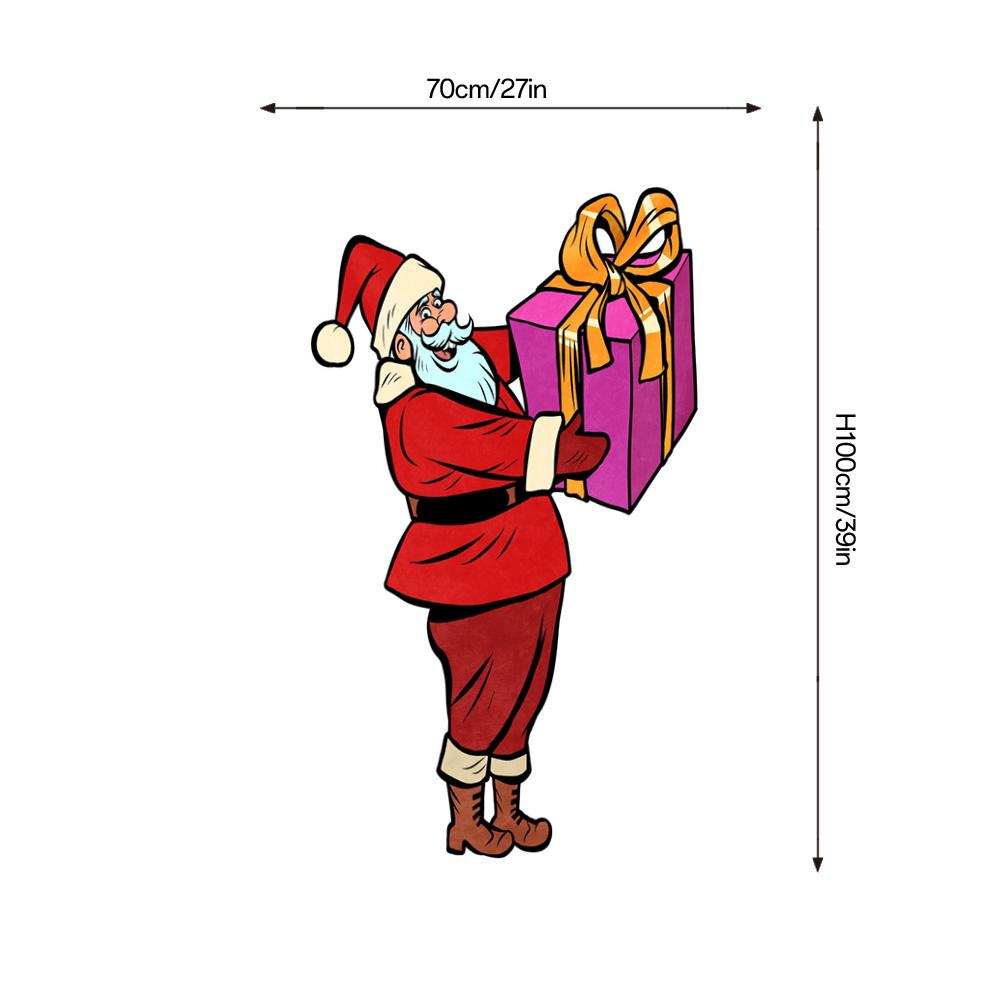 TU Santa Claus Throw Blanket Festive Holiday Christmas Reindeer Cozy Soft Warm Gift Decor Home Bedding Living Room Dorm