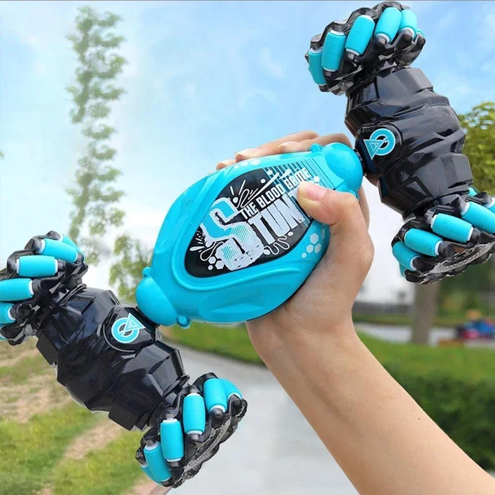 4WD Gesture Sensing RC Stunt Car with LED Lights | Transforming Remote Control Toy for Kids | Gift Idea