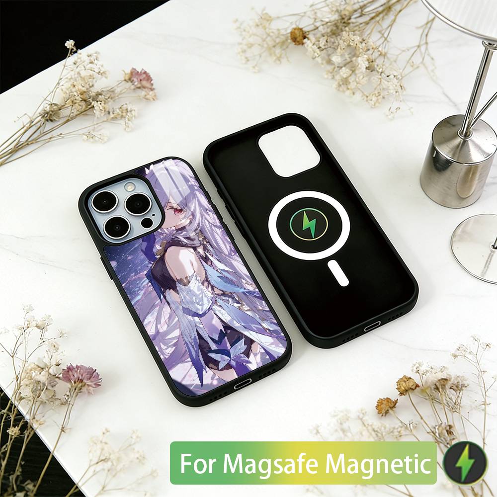 

Genshin impact S-Skirk Phone Case For iPhone17,16,15,14,13,12,11 Plus,Pro Magnetic For Magsafe Wireless Charging iPhone12ProMax