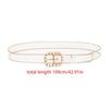 Faux Pearl Adjustable Pin Buckle Belt Dazzling Transparent Waistband Waist Corset for Women Students Slimming Belt