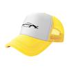 Sports Car Logo Mesh Trucker Hat Breathable Design for Outdoor Activities and Casual Wear Style StateUnisext with Classic Look