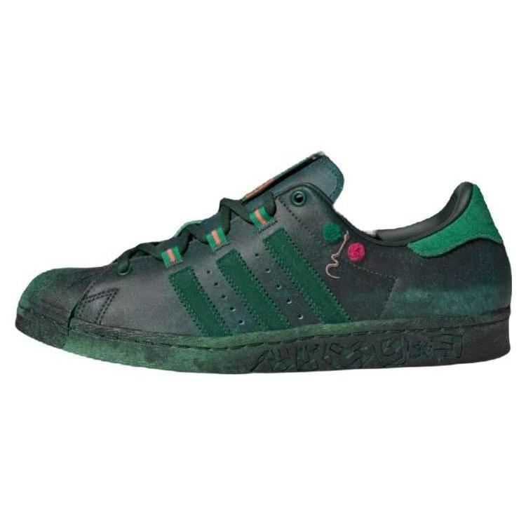 adidas originals Superstar 80s x Han Meilin Green Men s ID4382 EU 36