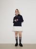 FAZED Frill 6-Button Pique Shirt_Navy