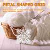 15 Pcs Petal Shaped Plastic Mesh Canvas Sheets Grid Cross Patterns Craft Kit Diy Plastic Canvas Panels Butterfly Netting