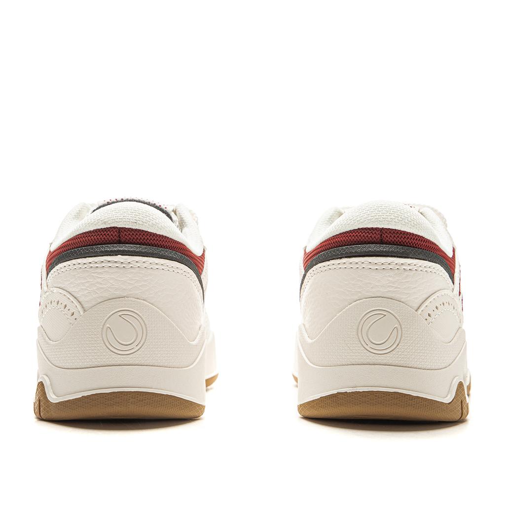New LiNing Moon White 3 Cushioning Lightweight Low Top Skateboard Shoes Women's Beige Red AGCV078-14