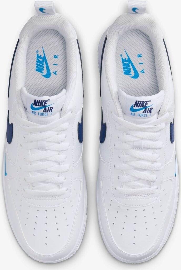 Кроссовки Nike Air Force 1 '07 белый/светло-фото-синий/глубокий королевский синий