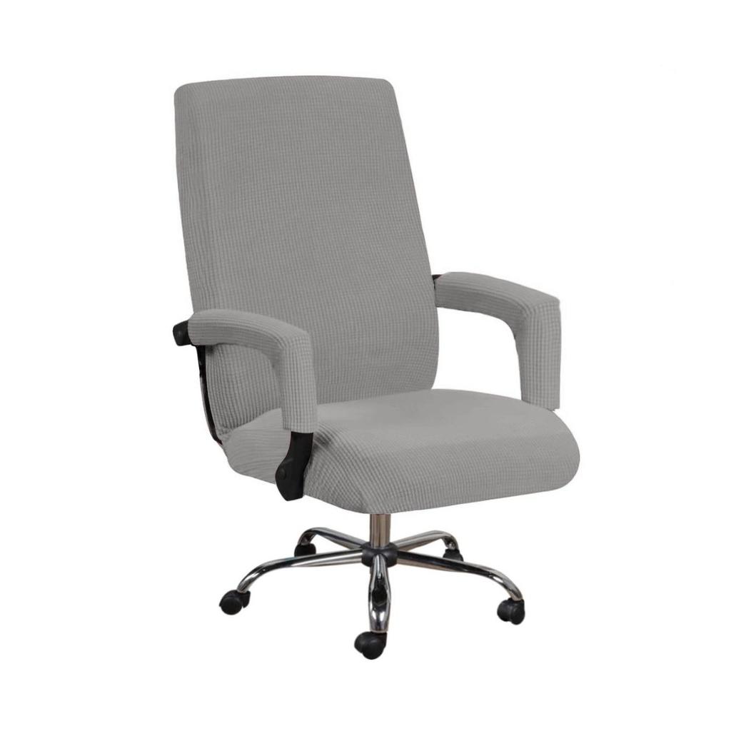 Cross-border Elastic Modern Fleece Office Chair and Armrest Seat Cover