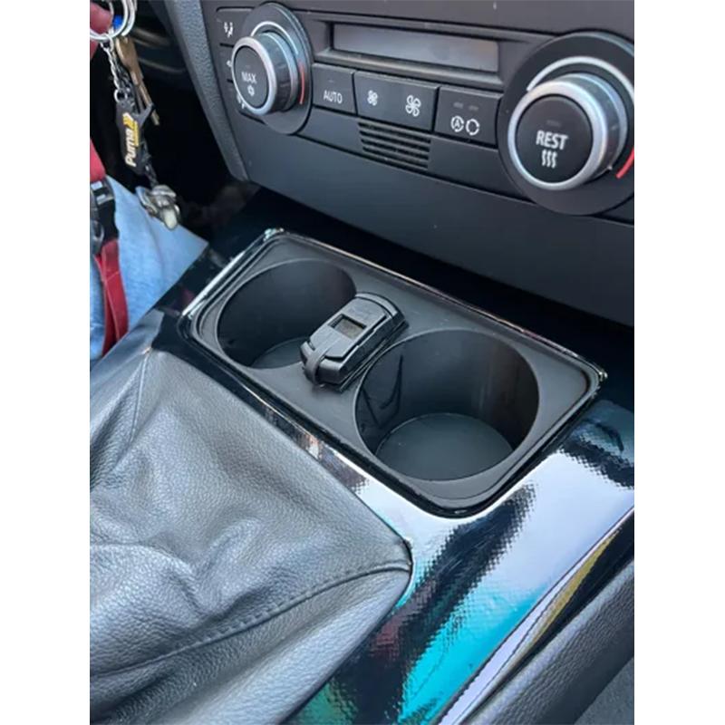 Car Center Console Water Cup Holder for BMW E90/E91/E92/E93 Ingeniously Integrated Into Your Car'S Center Console Design