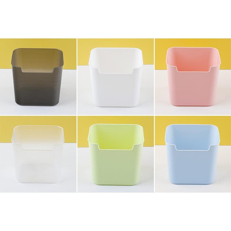 Large Capacity Drop Resistant Simple Style Desktop Pen Holder Stationery Storage Pencil Case