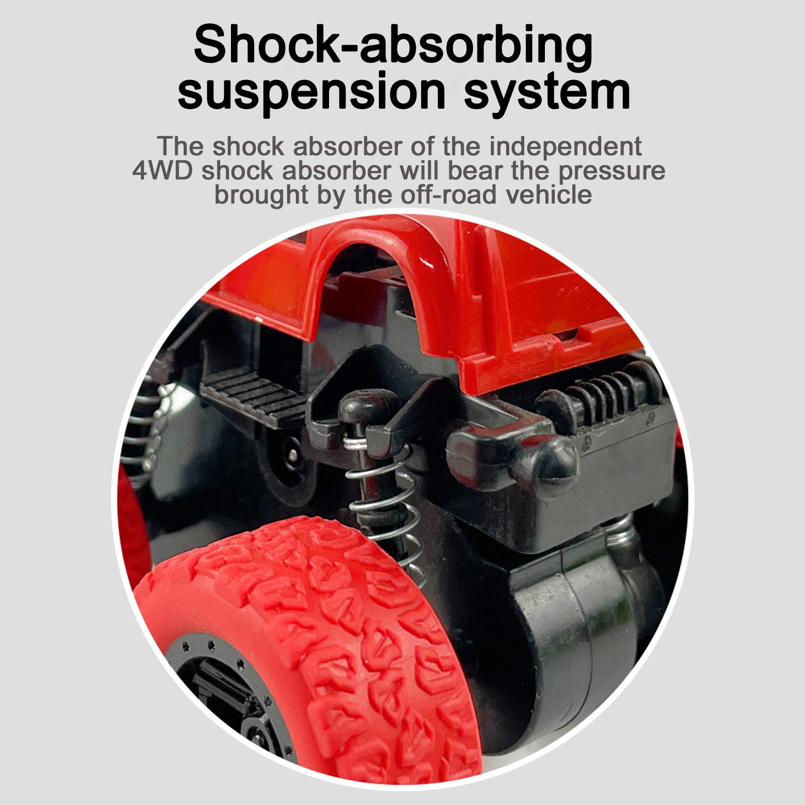 Игрушечный автомобиль Мини-инерционный внедорожник фиолетовый — фото 4