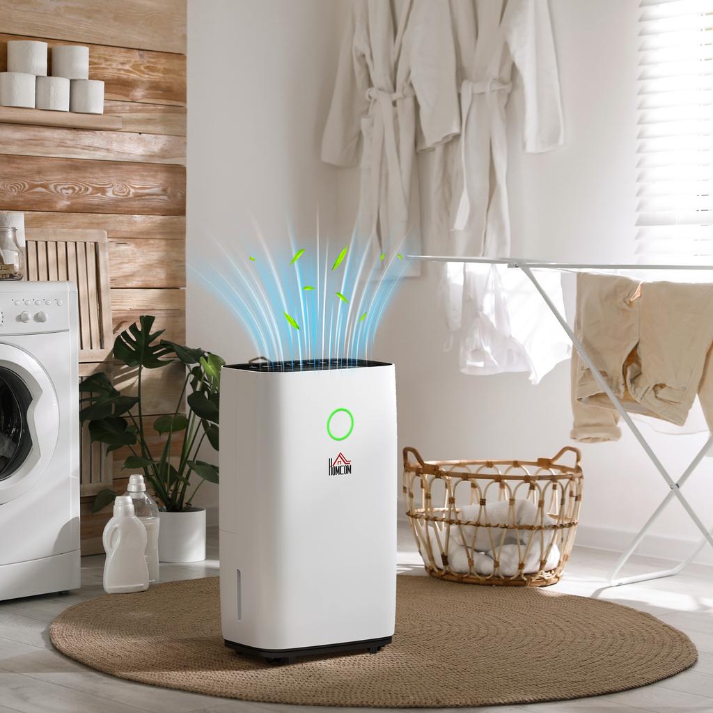 16L/Day Portable Dehumidifier for Home, with LED Screen, Sleep Mode, 24H Timer, 4L Water Tank