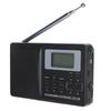 CS‑106 Full Band Radio Mini FM/AM/SW/MW Receiver with Digital Clock Earphone