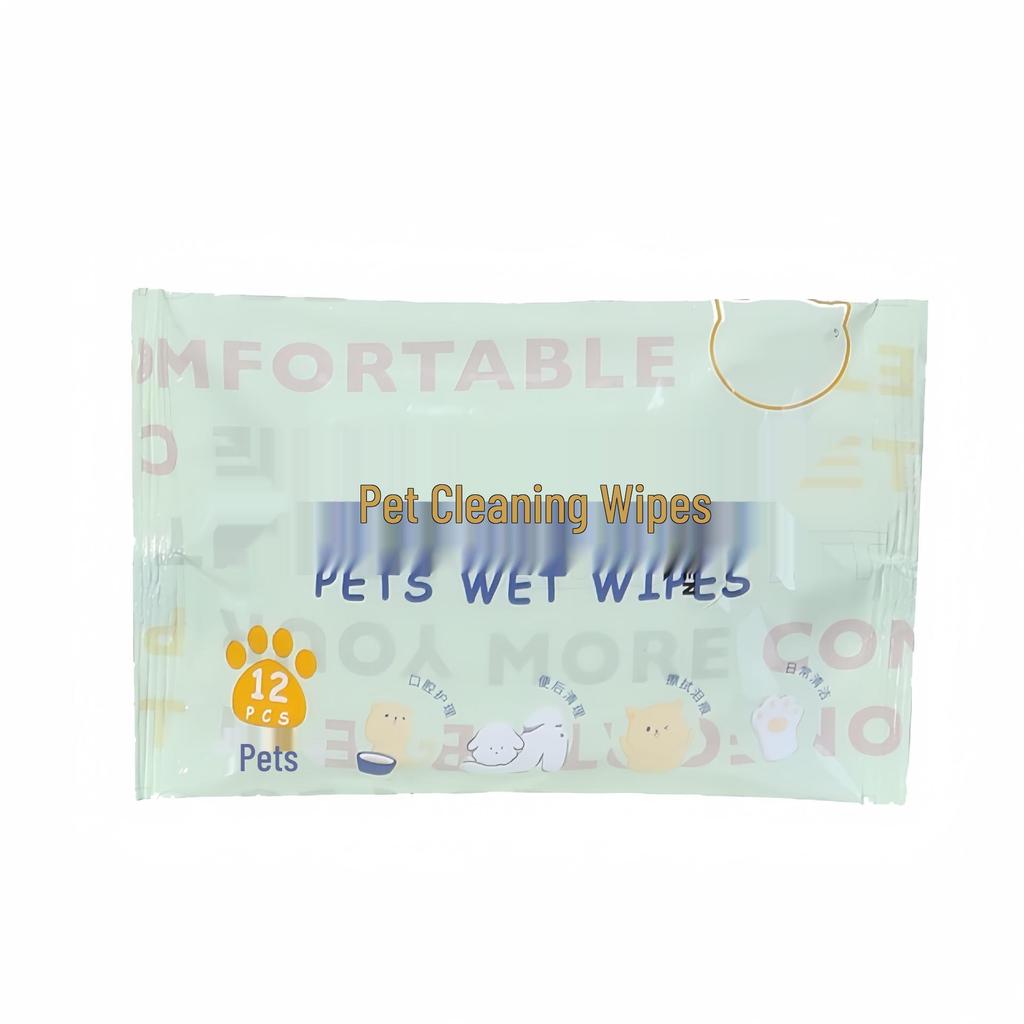 Universal Double-Sided Pet Cleaning Wipes for Cats and Dogs - Full-Body Care with Water-Locking Texture