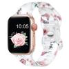 Compatible Apple iWatch S10 Colorful Pattern Silicone Sports Strap - Transparent Design