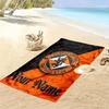 Name Custom Dundee United FC Print Beach Towel, Large Soft Quick Dry Towel for Beach Camping Swimming