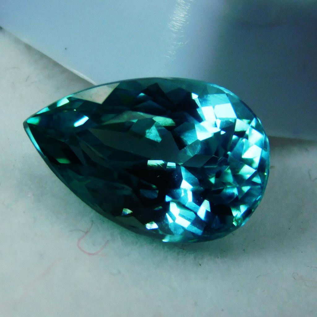 Excellent Cut Pear Cut Natural 5 Ct Montana Sapphire CERTIFIED Loose Gemstone A--2842