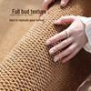 Premium Dirt-Resistant Entryway Floor Mat - Imitation Sisal Carpet, Cuttable, Ideal for Doorways and Living Rooms