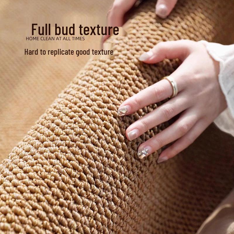 Premium Dirt-Resistant Entryway Floor Mat - Imitation Sisal Carpet, Cuttable, Ideal for Doorways and Living Rooms