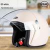 Certified Electric Vehicle Helmet with Cold Protection and Neck Gaiter – Unisex Half Helmet for Motorcycle Safety