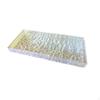 Colorful Acrylic Tray Vanity Versatile European Style Makeup Organizer Ornate Serving