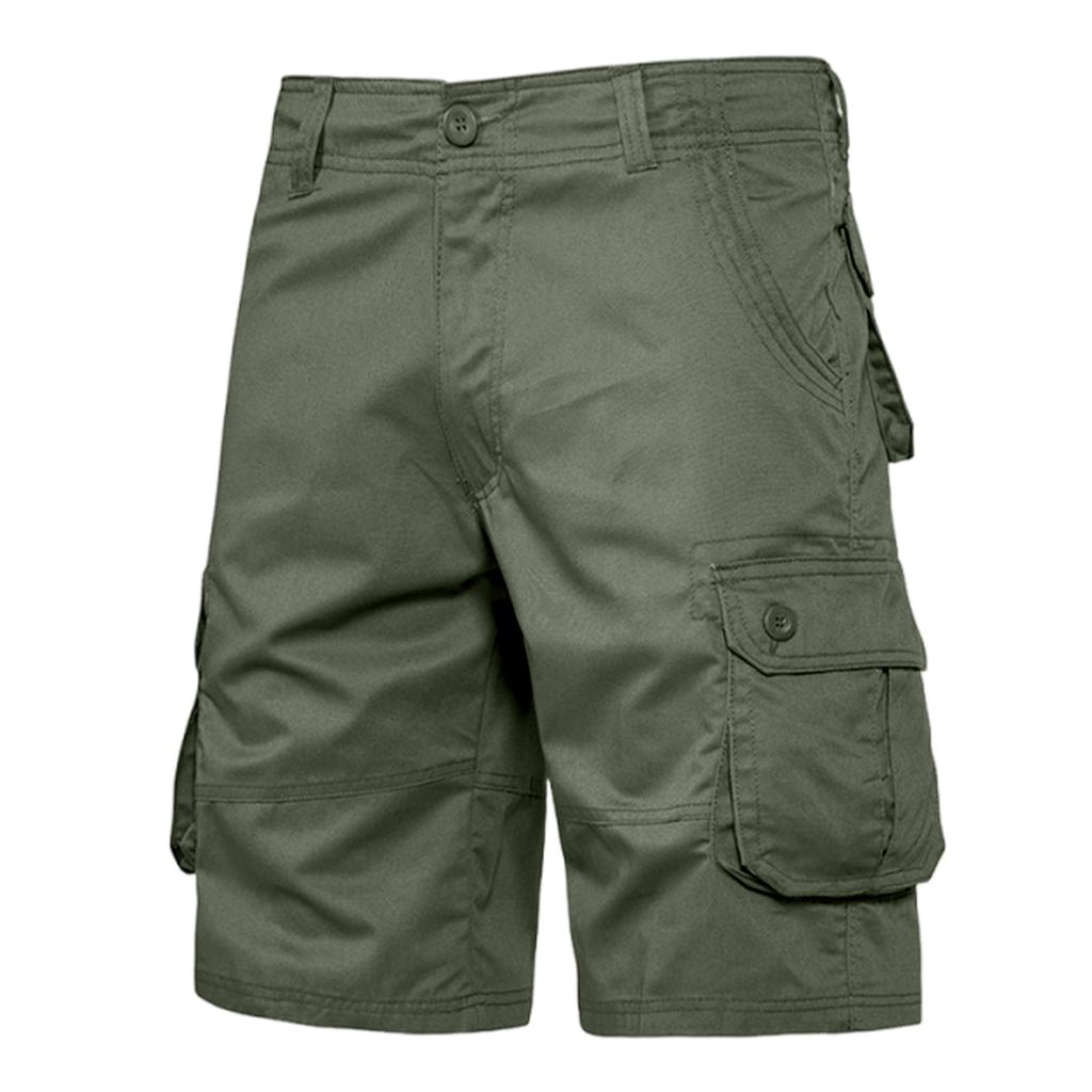 Men’s Loose Fit Cargo Shorts with Multiple Pockets Summer Straight Leg Lightweight Casual Work Shorts for Outdoor Activities