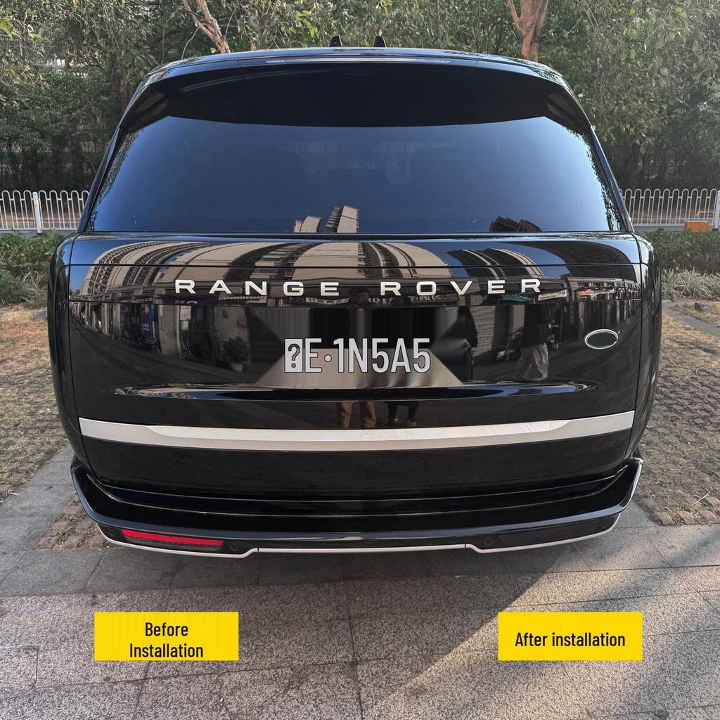 Smoked Rear Fog Light Cover for 23-25 Land Rover Range Rover