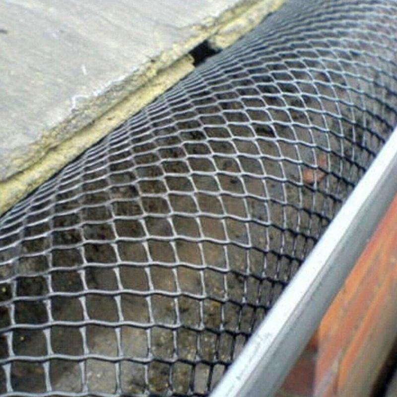 20Pcs Gutter Brush Clamps Gutter Mesh Clips Anchors Plastic Outdoor Gutter Filter Clips for Yard Garden Garden