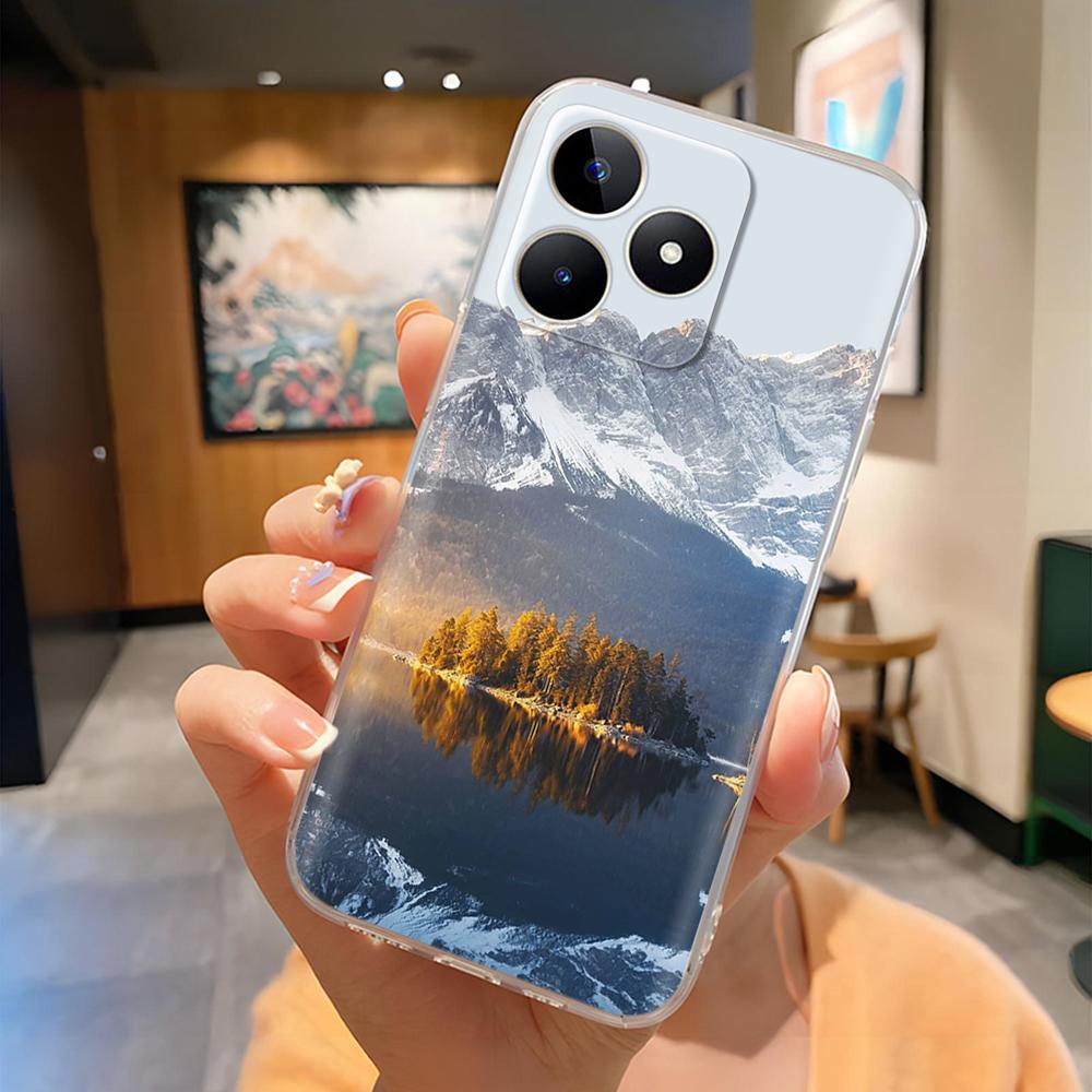 For Realme C53 Phone Case Realme C51 Full Protection Back Cover For Realme C53 Case C51 Soft Silicone Protector Shell Fundas