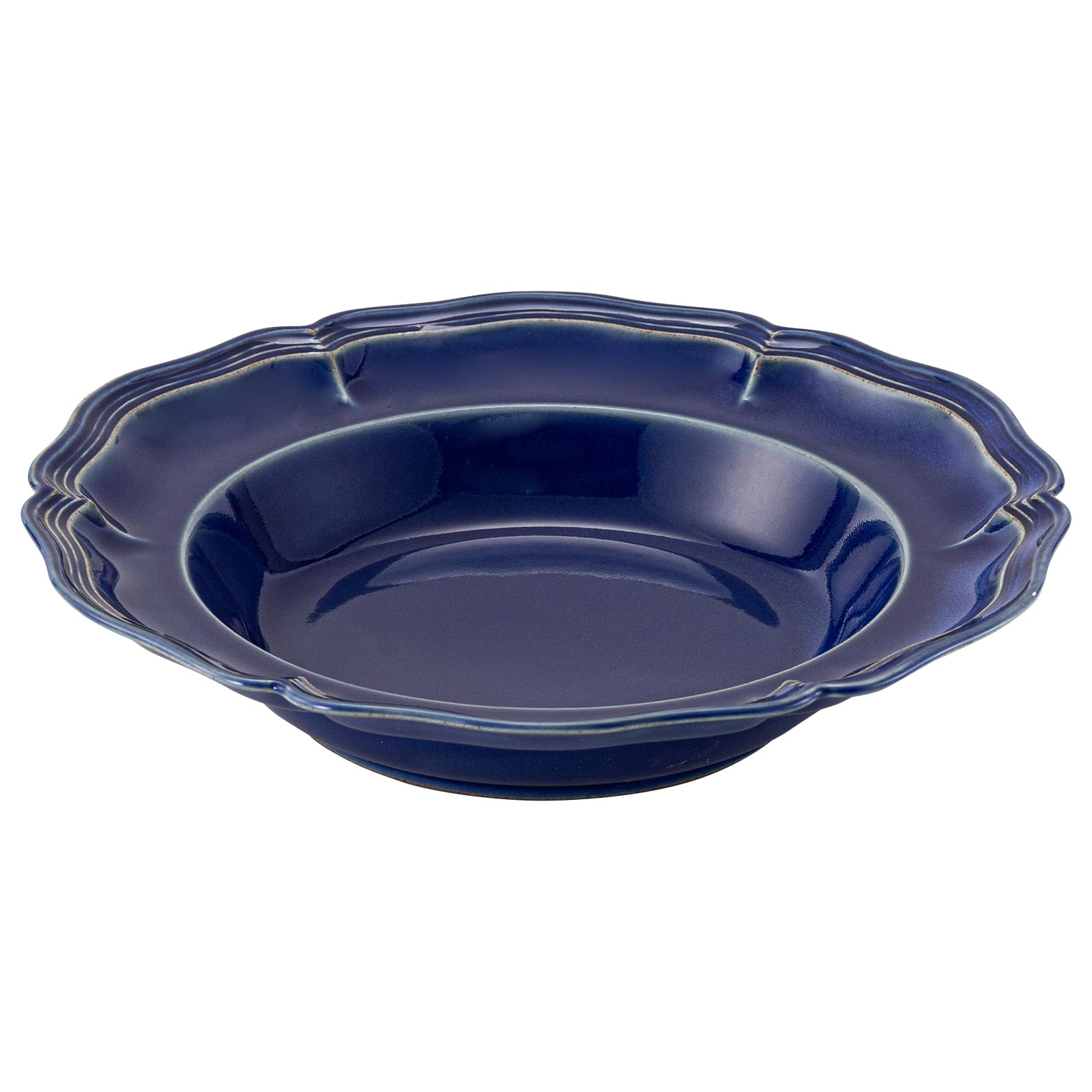 

Hasami ware Ombre Royal soup plate, approximately 23.5cm in diameter, blue, made in Japan, item number 256917.