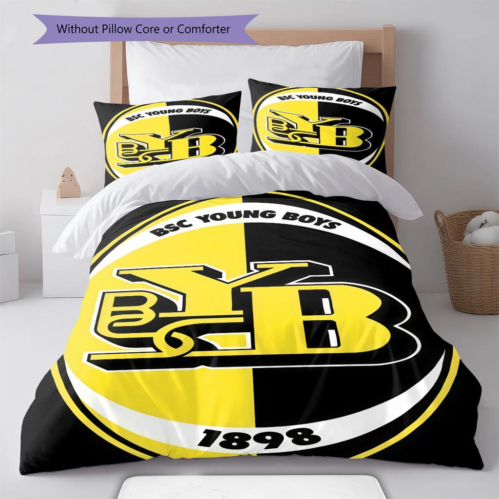 YB Bedding Quilt Set Quilt Cover Pillowcase Home Decoration Birthday Gift (1 * Duvet Cover + 2 * Pillowcase, Without Core)