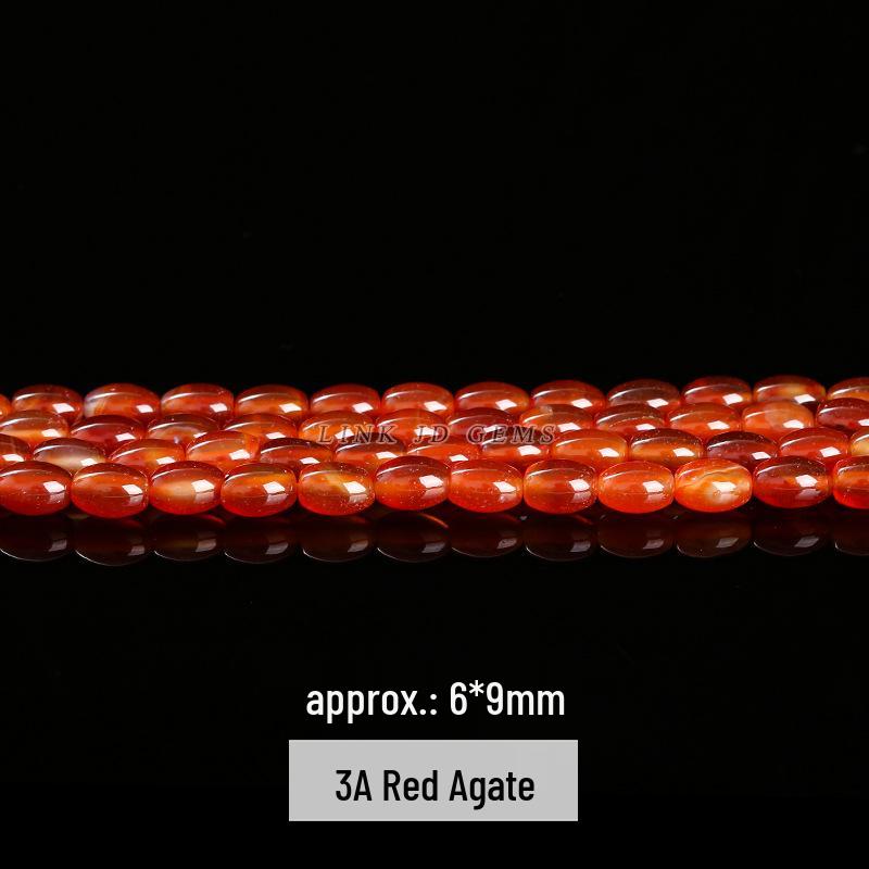 

Jingde Jewelry Красный агат Рисовые и Бочкообразные бусины для изготовления браслетов своими руками и аксессуары для бисероплетения. Size as per product name