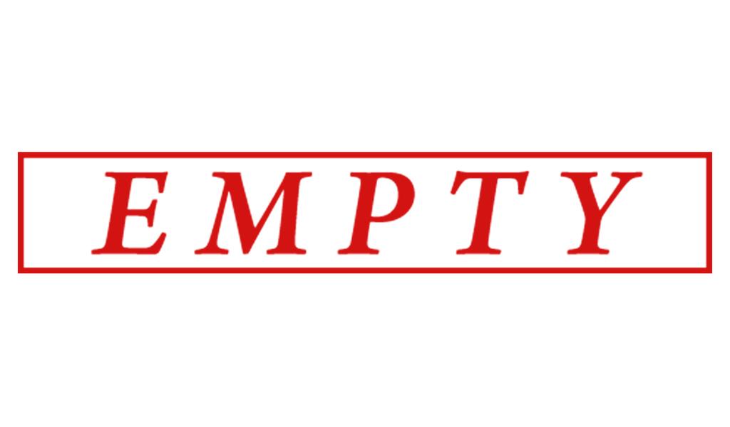 Printtoo Empty Self Inking Rubber Stamp Pre-Inked Office Stamp- Home Office Business Stationery, Black- 42 X 9