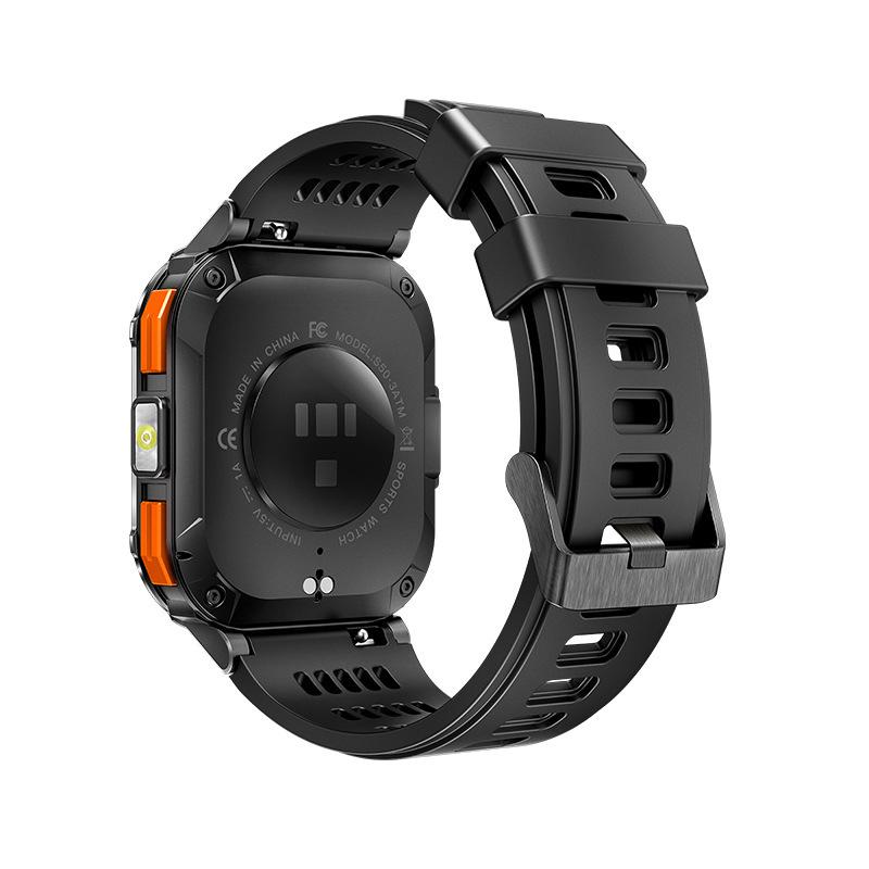 S50 Lighting Compass Smart Watch 2.02 Inch Screen IP67 Waterproof Video Call Android Sleep Tracker Fitness tracker Outdoor