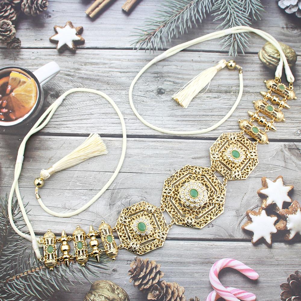 Exquisite Hand-woven Women's Rope Belt Waist Chain Wedding Jewelry Belt Robe Accessories