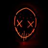 LED Light Up Jason Mask Halloween Horror Costume Party Nightclub Prop