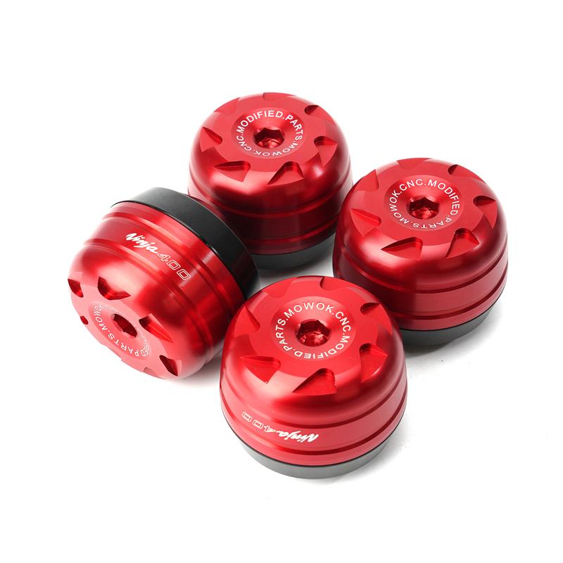Motorcycle Front Rear Fork Sliders Crash Pad Wheel Falling Protector For KAWASAKI NINJA 400 NINJA400 2018    2022