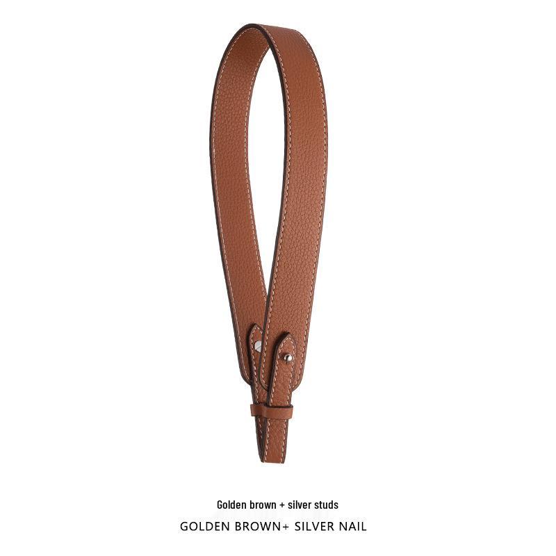 Pasek do torby A-30 ze skóry naturalnej z krowiej skóry: Akcesorium Pasek na Ramię do Koszyka na Zakupy i Torebek Podpachowych