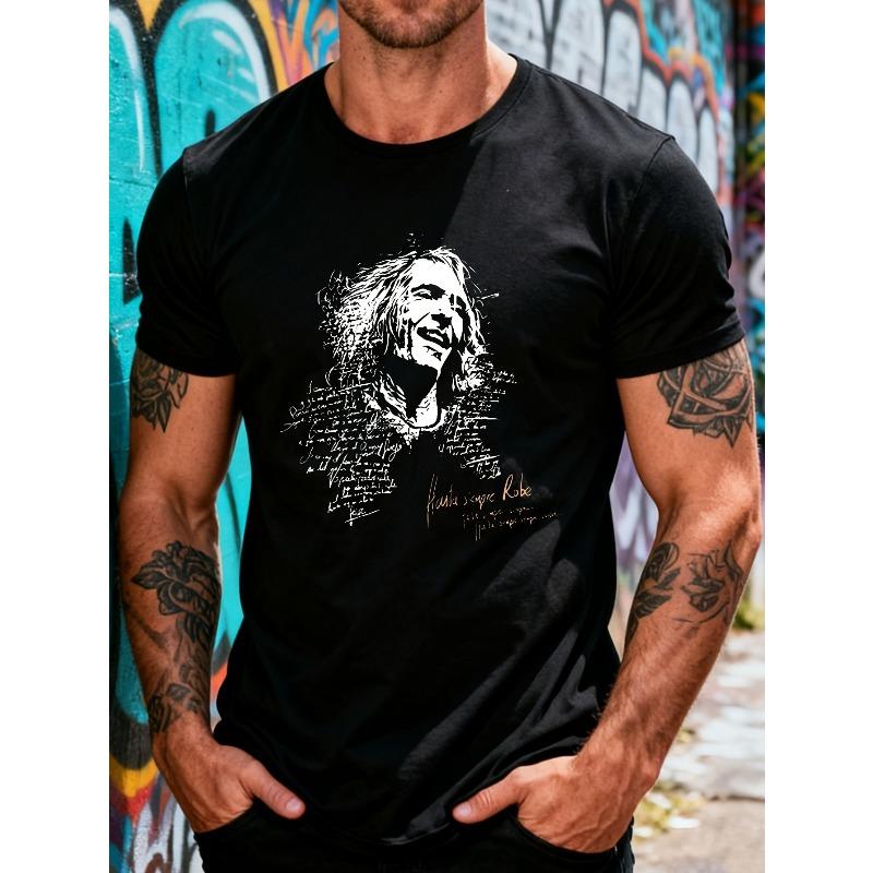 European Sizes Men's Extremoduro Anime T-Shirt| Casual Crew Neck, Suitable for All Seasons, Printed Design, a Great Gift for Family and Friends!