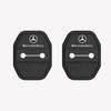 MEA4   Car Silicone Door Lock Cover Protective Cap Stickers Accessories For Mercedes Benz AMG W126 W140 W190 W222 4MATIC W204 W212 W203