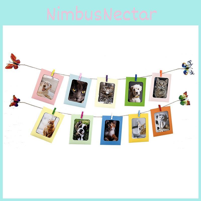 Modernes, minimalistisches Wandfotorahmen-Set mit Clips für die Wohnzimmerdekoration
