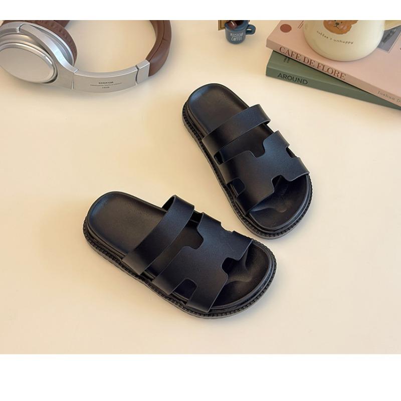 Kids Soft Sole Hollow Out Casual Beach Slide Sandals For Boys And Girls