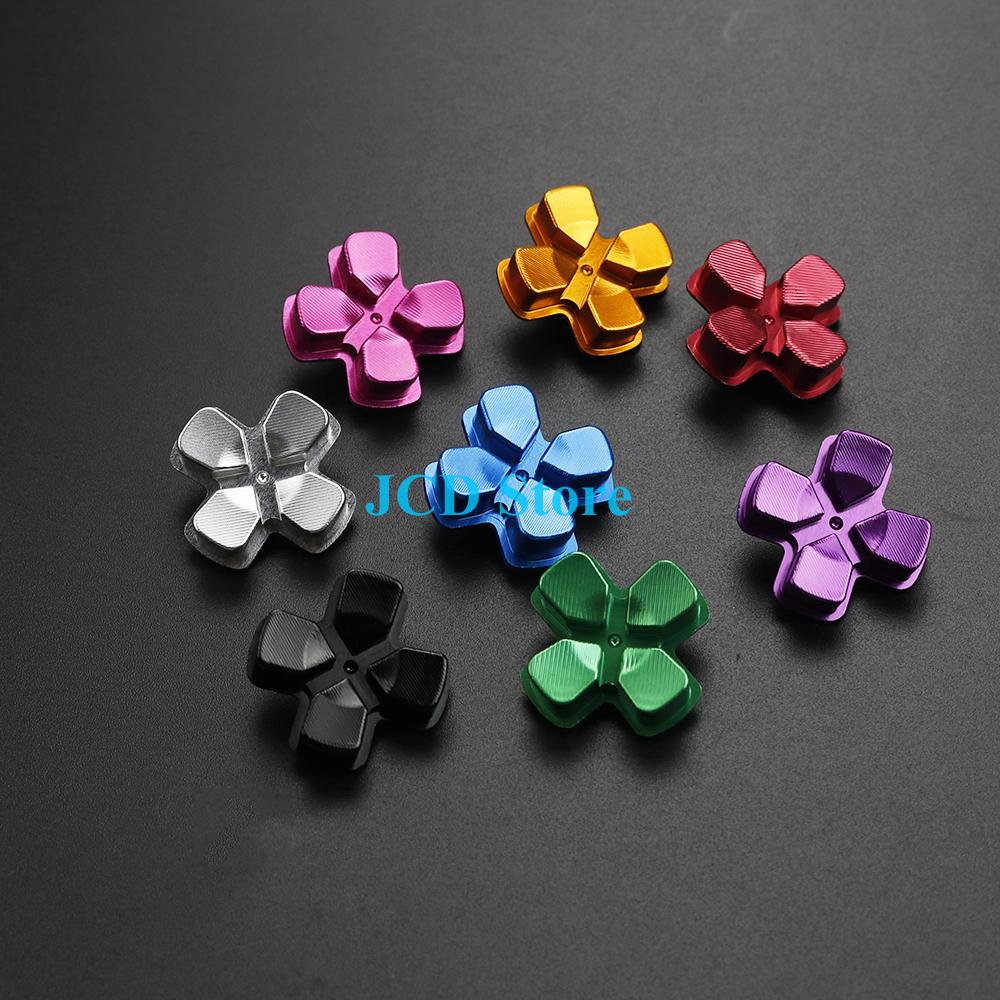 Metal Dpad ABXY Buttons for PS4 Controller Custom Replacement Aluminum Analog Stick Joystick for PS4 Game Accessories