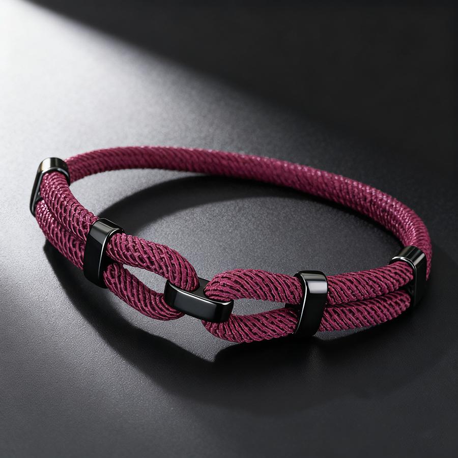 Noter Unique Men Cord Chain Bracelet 6 Colors Available High Quality Eco Friendly Material Durable Nylon String Braclet Handmade