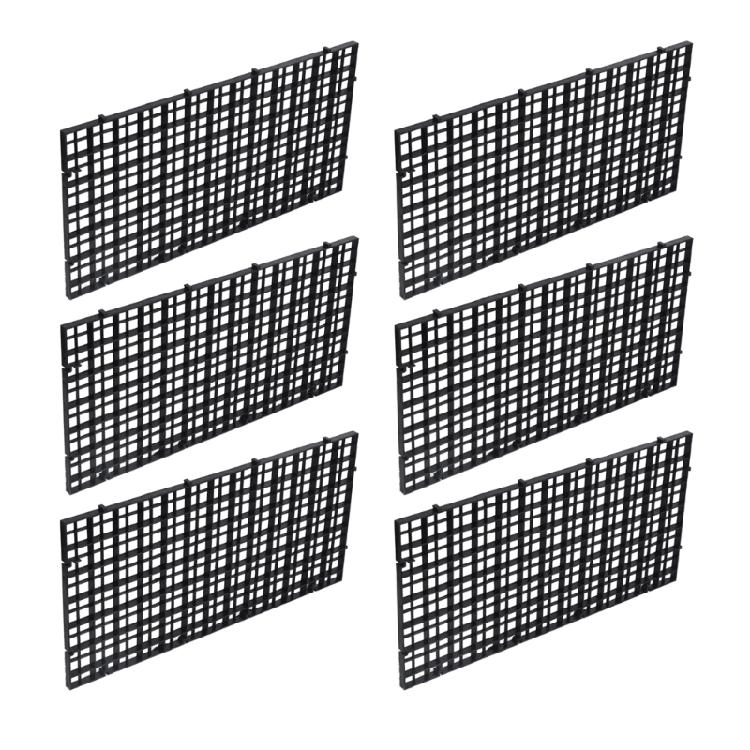 Fish Tanks Divider Filter Bottom Filtration Pad 6PCS Grids Aquariums Supplies