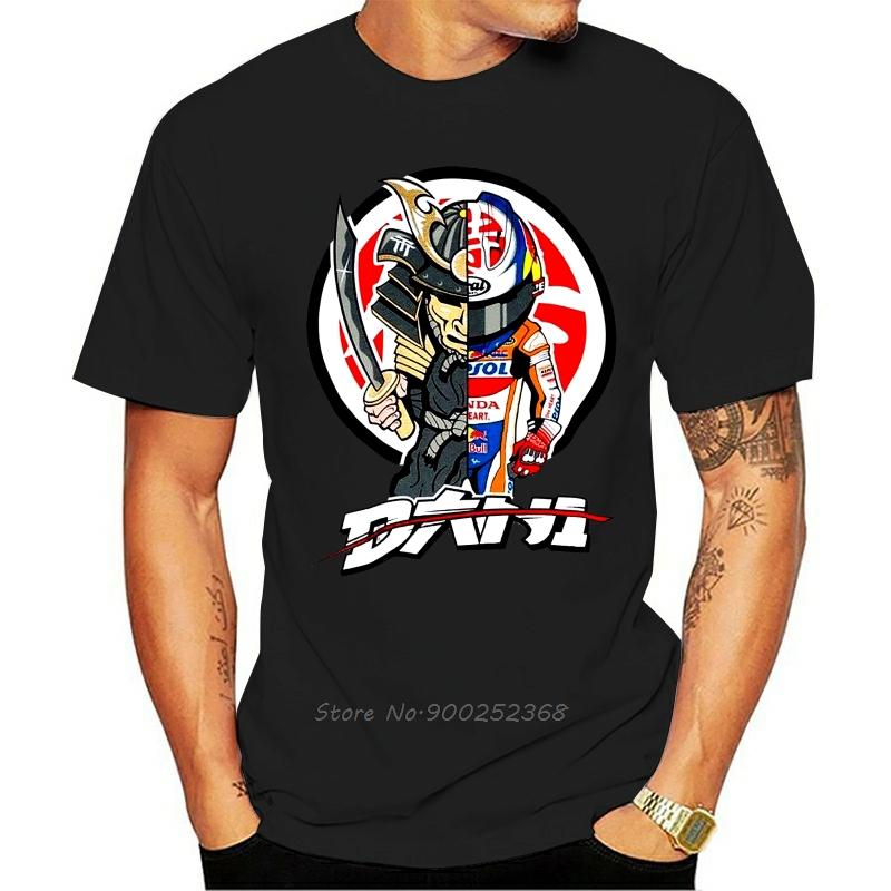 

Dani Pedrosa Official Samurai T Shirt Printed T-Shirt Boys Top TShirt Cotton Tee Fashion T-Shirt Men Harajuku Streetwear S
